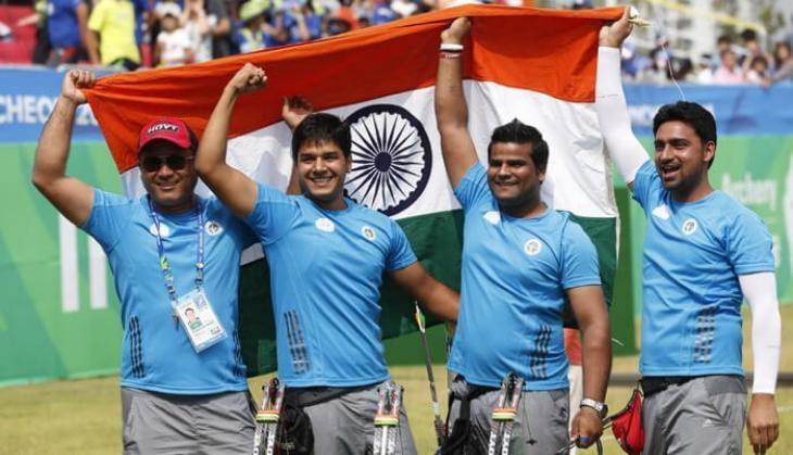 Indian men archery team