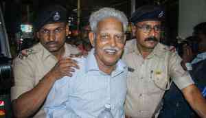 Elgar Parishad case: NIA court rejects Varavara Rao's plea to go to Hyderabad for eye surgery