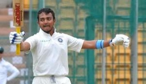 Prithvi Shaw starts with half-century, youngest Indian to do so on Test debut