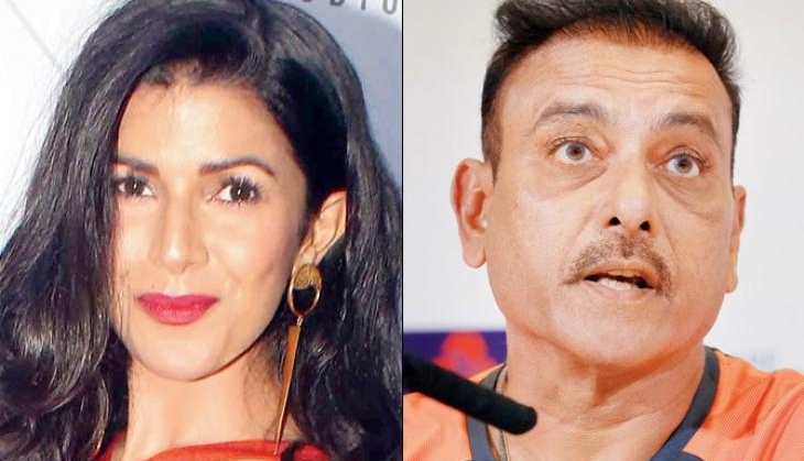 RAVI SHASTRI AND NIMRAT KAUR