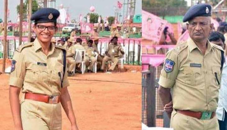 Proud moment! Cop father salutes IPS officer daughter in Hyderabad; says, 'she is my senior'