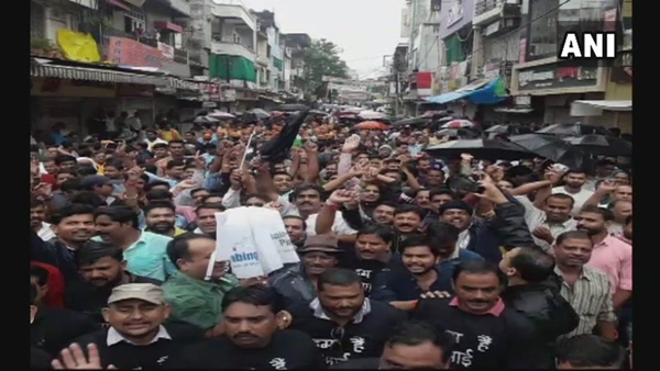 SC/ST Act Amendment: Bharat Bandh protest intensified across the country as thousands took to streets; drones deployed for surveillance: see pics