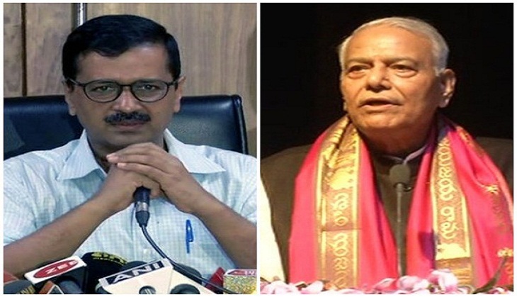 Delhi CM Arvind Kejriwal urges former BJP leader Yashwant Sinha to contest Lok Sabha elections