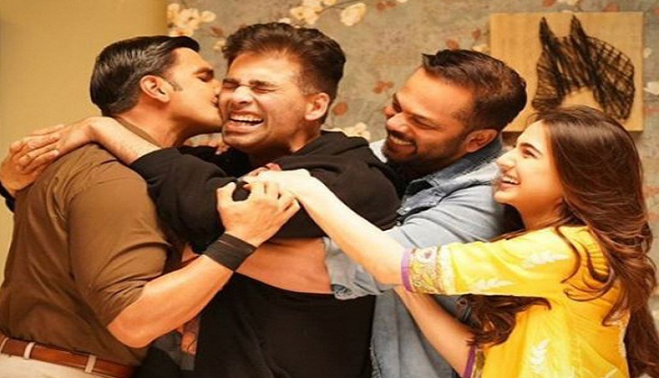 Karan Johar welcomed with hugs, kisses on 'Simmba' sets