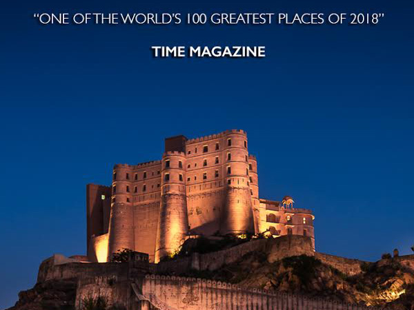 Alila Fort Bishangarh named as one of world's greatest places of 2018