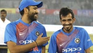 Yuzvendra Chahal tries gender swap trend app on Rohit Sharma, leave fans amused