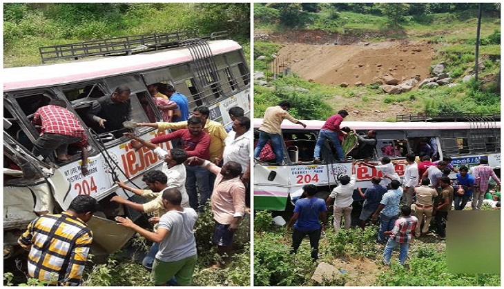Telangana bus accident: Death toll mounts to 57