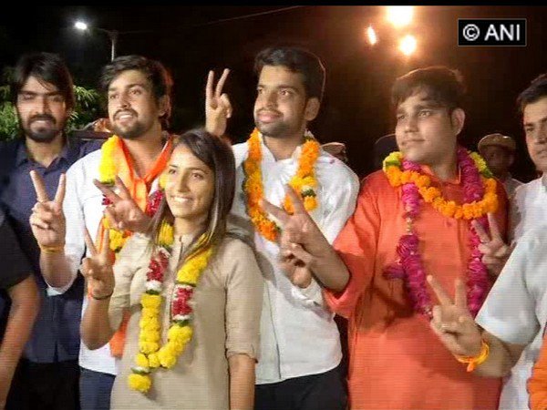 DUSU Election 2018: Big victory for ABVP in Delhi University Students’ Union polls; won three out of four posts