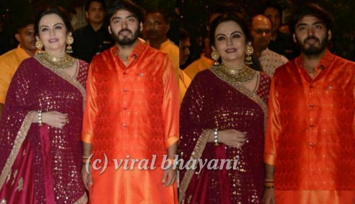 Anita ambani and Anant ambani