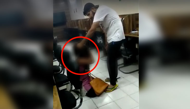 Shame! Delhi cop's son allegedly thrashes, beats and kicks his ex-girlfriend in stomach to threaten her to marry him; video goes viral