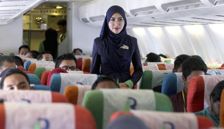 Flight Attendant In Hizab