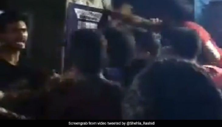 JNUSU election 2018: Newly elected JNUSU president N Sai Balaji allegedly beaten up after a clash erupted between ABVP and AISA