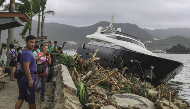 China Mangkhut typhoon