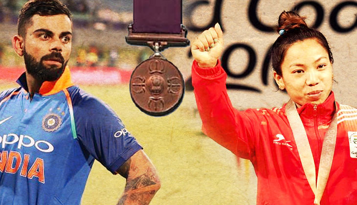 Virat Kohli and weightlifter Mirabai Chanu recommended for Rajiv Gandhi Khel Ratna awards