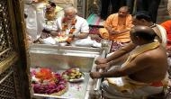 PM Modi along with UP CM Yogi Adityanath offers prayers at Kashi Viswanath temple