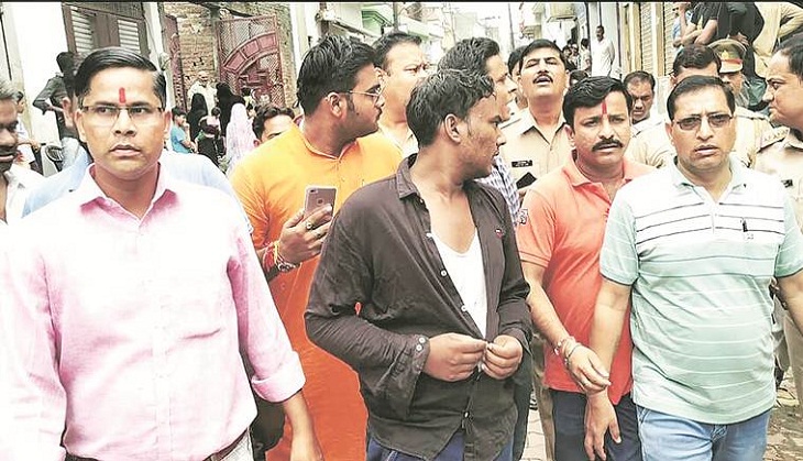 Uttar Pradesh: Sole bread-earner father held for using tricolour as shade for his half-built house; family left with no source of income