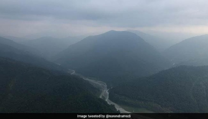 PM Modi on his way to Sikkim captures the beauty of Himalayan state in photos; see beautiful pics