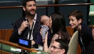 New Zealand Prime Minister Jacinda Ardern debuts her 3 months old daughter at United Nations General Assembly