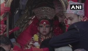 Meet Trishna Shakya, Nepal's living goddess who made her first public appearance after being anointed