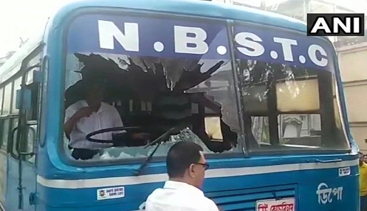 West Bengal bandh: Buses torched, trains blocked by protesters