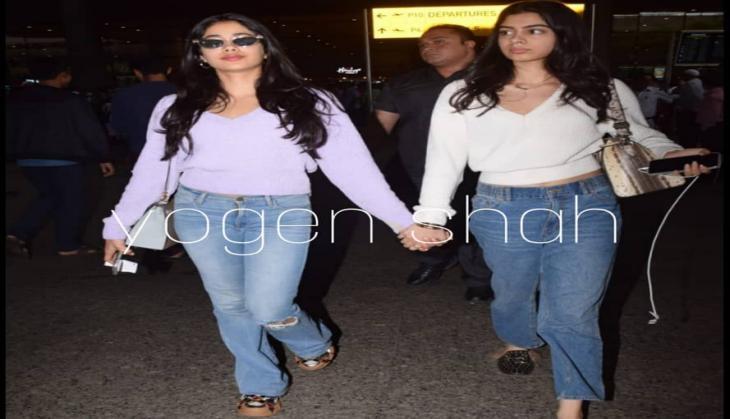 Janhvi kapoor with khushi kapoor