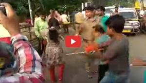 West Bengal Bandh: Shocking! TMC leader kicked  a woman BJP supporter participating in the protests; see video