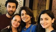 Alia Bhatt with his mommy Soni Razdan met Neetu Kapoor on Ranbir Kapoor's birthday