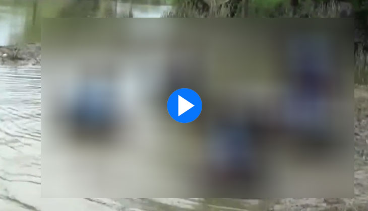 These school kids travelling without boat to their school will fill your eyes with tears; see video