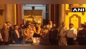 Union Minister Dharmendra Pradhan visits Pashupatinath Temple in Nepal