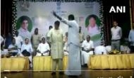 Puducherry: Verbal fight broke out between governor Kiran Bedi and AIADMK MLA at the sage on camera after the MLA asked to wrap speech, see video