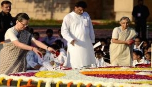 Gandhi Jayanti 2018: Sonia Gandhi, Rahul Gandhi pay tribute to Mahatma Gandhi at Rajghat