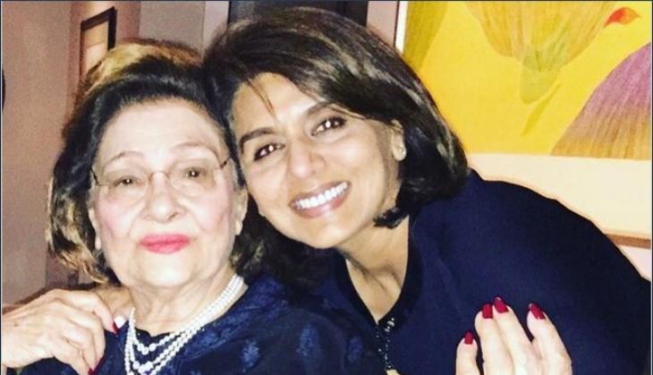 Neetu Kapoor posts an emotional message on Krishna Raj Kapoor's death