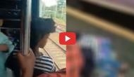 Mumbai: OMG! Girl just got saved from falling off a Mumbai local train; video went viral