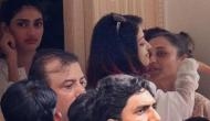 Here's what happened when Aishwarya Rai Bachchan hugged Abhishek Bachchan's ex-girlfriend Rani Mukherji at Krishna Raj Kapoor's funeral; see video