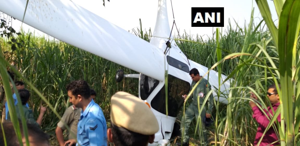 IAF aircraft crashes in Uttar Pradesh's Baghpat district; both pilots safe