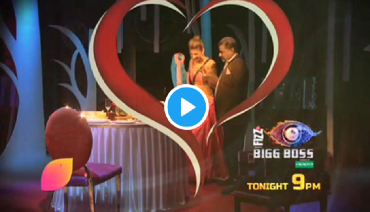 Bigg Boss 12: Anup Jalota and his girlfriend Jasleen Matharu are in heels over head in love during their date night; see video