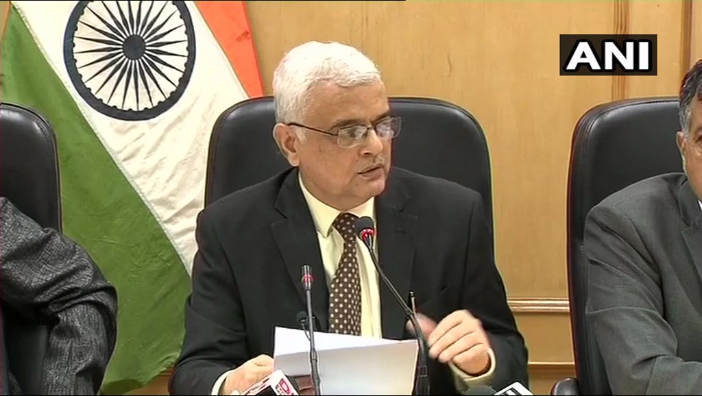 EC announces poll dates of five states; voting in Rajasthan, Telangana and other 3 states in Nov and Dec, counting of votes on Dec 11