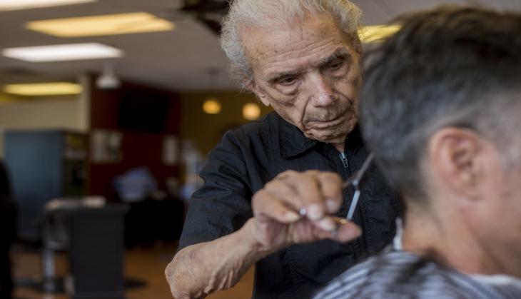 Oldest barber
