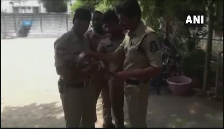Hyderabad: Salute! As mother gave exam, policemen fed bottled milk and took care of her infant and win hearts on the internet; see pics