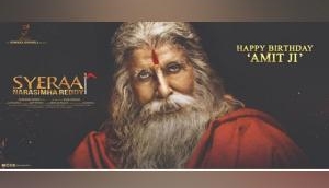 Big B looks unrecognisable in Telegu film  'Sye Raa Narasimha Reddy' 