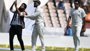 Selfie with Virat Kohli: Another fan breaks security during Test match