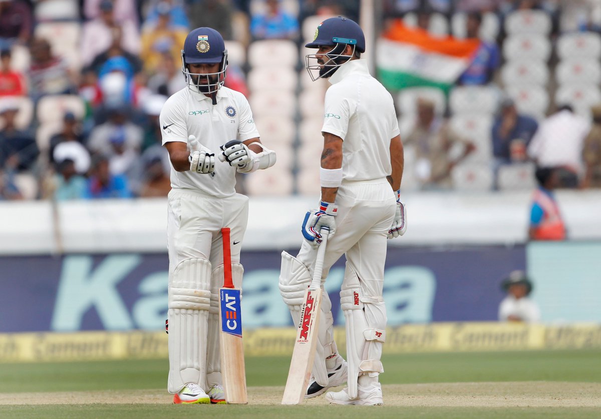 Ind vs Aus: Virat Kohli and Ajinkya Rahane still standing strong, taking India to 172/3 at stumps on Day 2