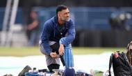 MS Dhoni mocks rain in Australia by practicing indoors; watch video