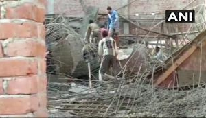 Under construction building collapses in UP's Shahjahanpur; five rescued, several feared trapped