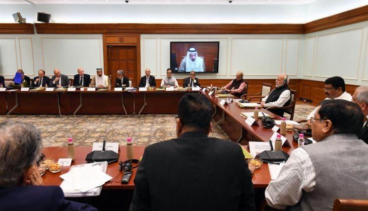 Narendra Modi meet global oil firms