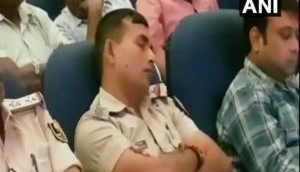 Patna: Cops caught sleeping during a briefing on law and order