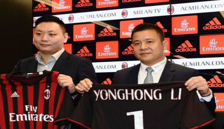 China blacklists former AC Milan owner over unpaid debt