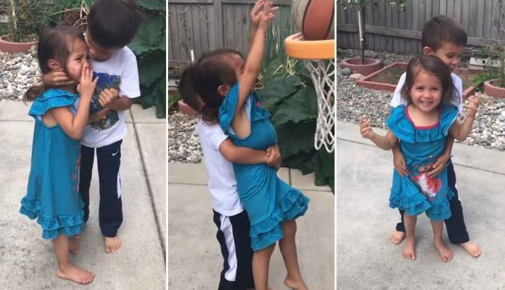 little boy and girl