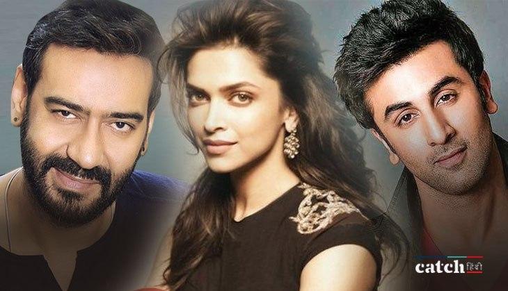 ranbir kapoor and ajay devgn and Deepika Padukone