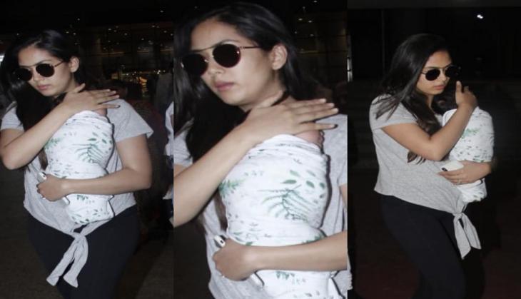 Mira Rajput with her son jain kapoor